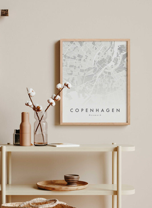 Copenhagen Map, Poster