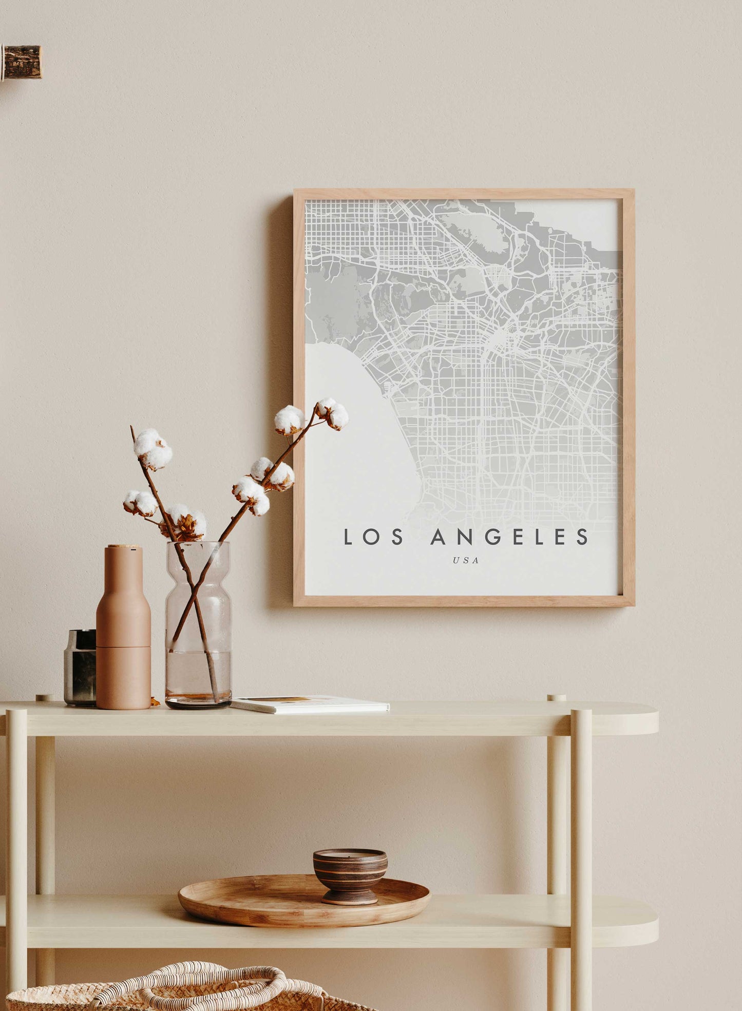 Los Angeles Map, Poster