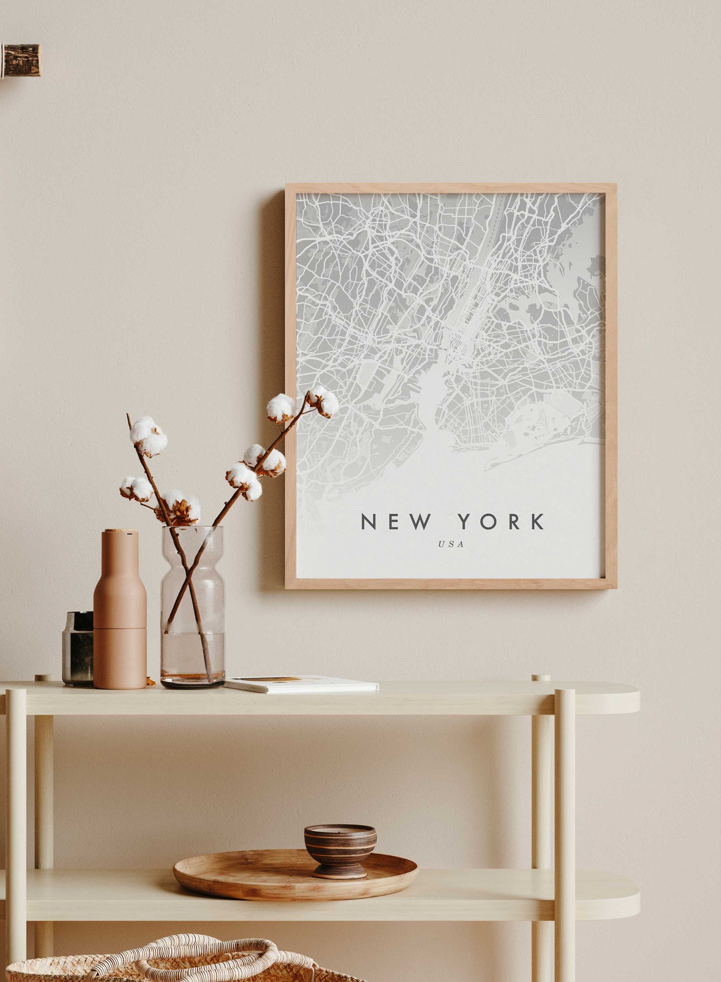 New York Map, Poster