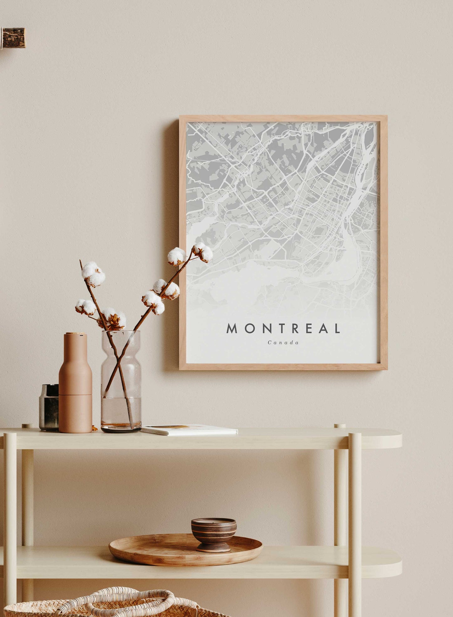Montreal Map, Poster