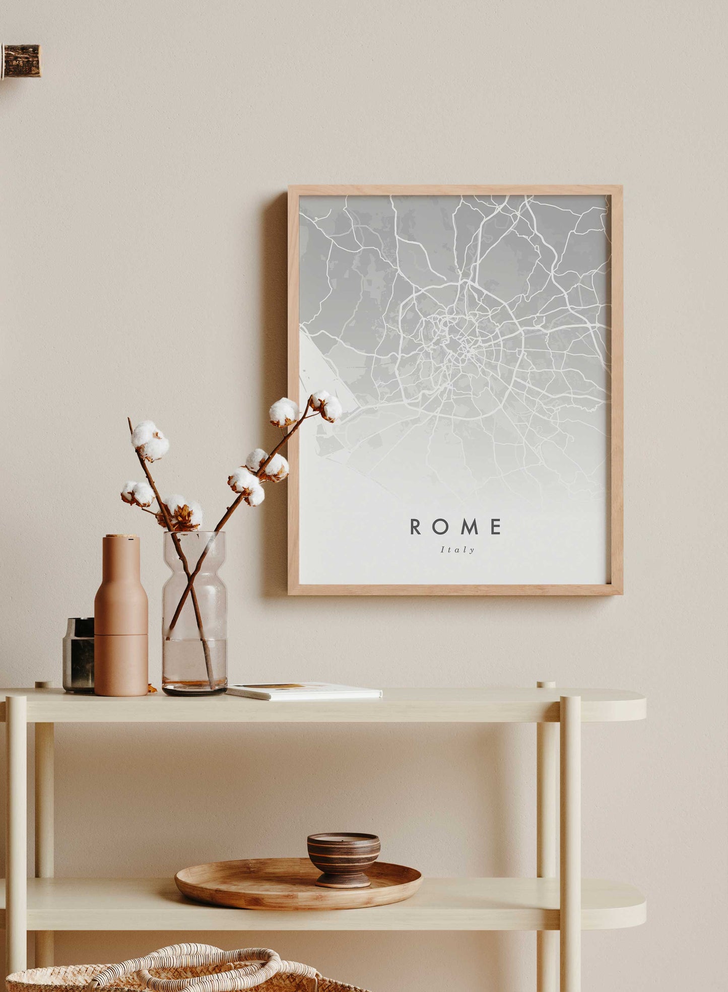 Rome Map, Poster
