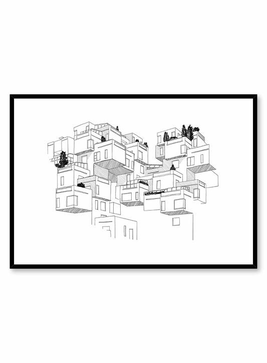 Habitat 67 Sketch, Poster